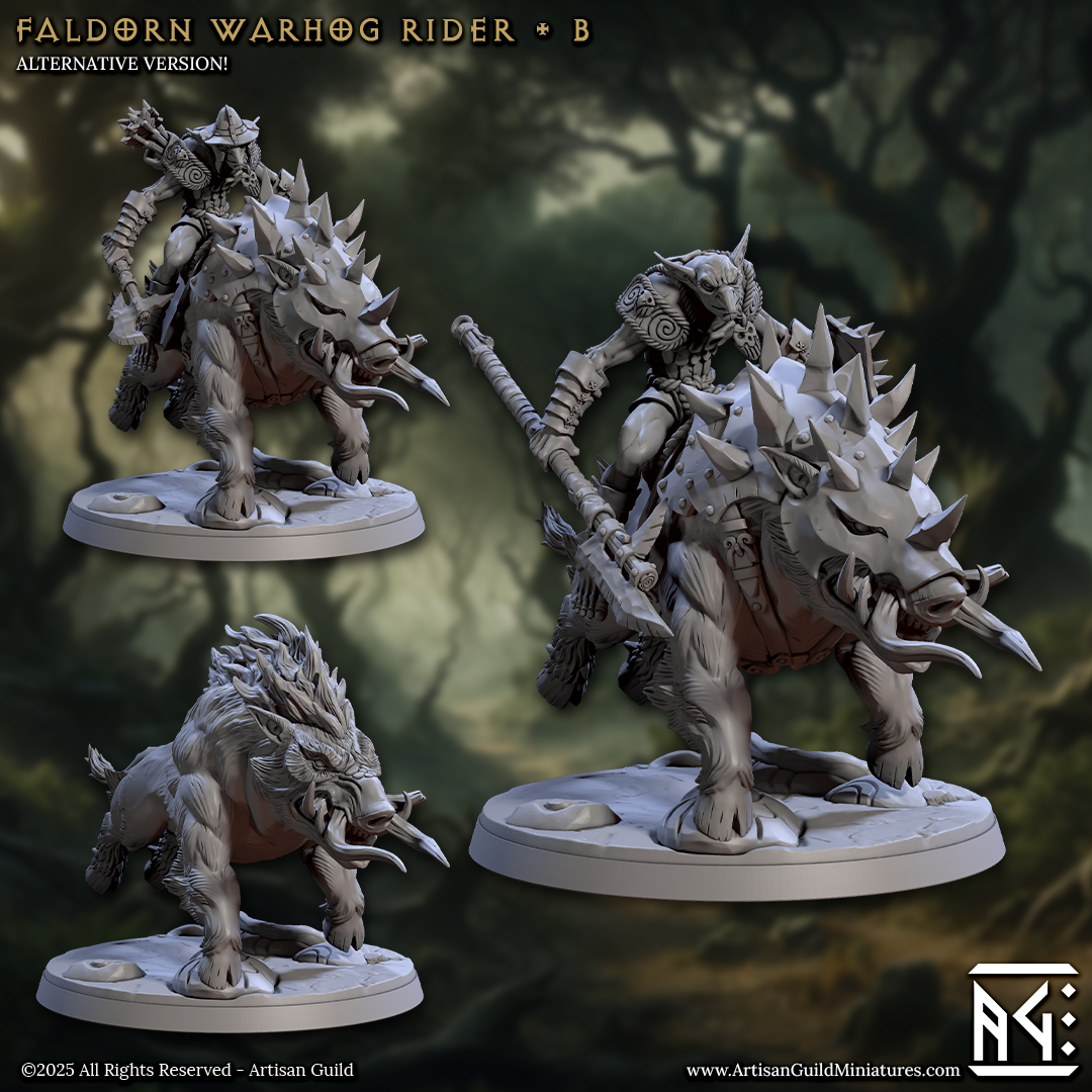 Faldorn Warhog Riders - 4 Modular Unit