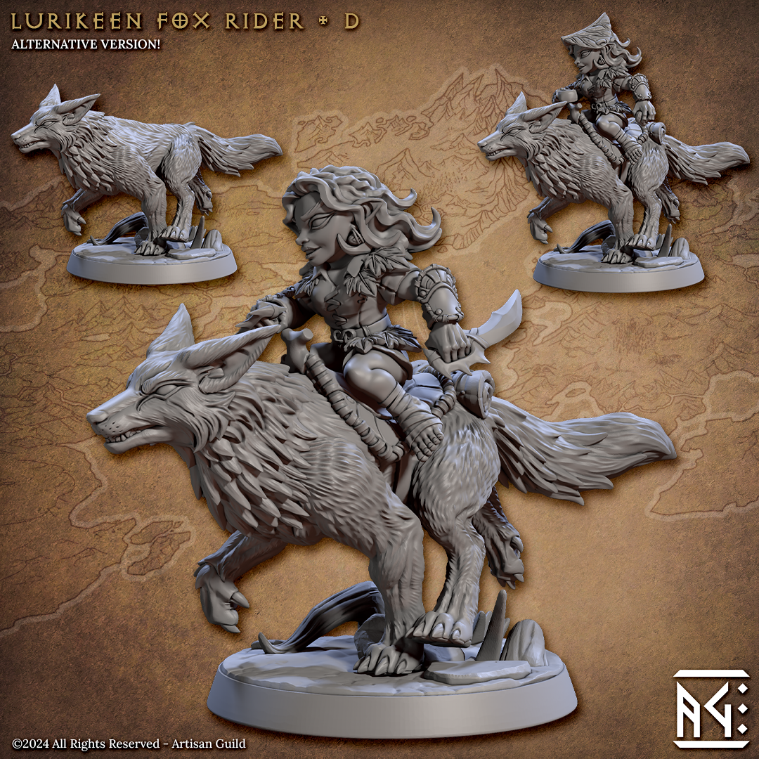 Mystic Fox Rider - 4 Modular Unit
