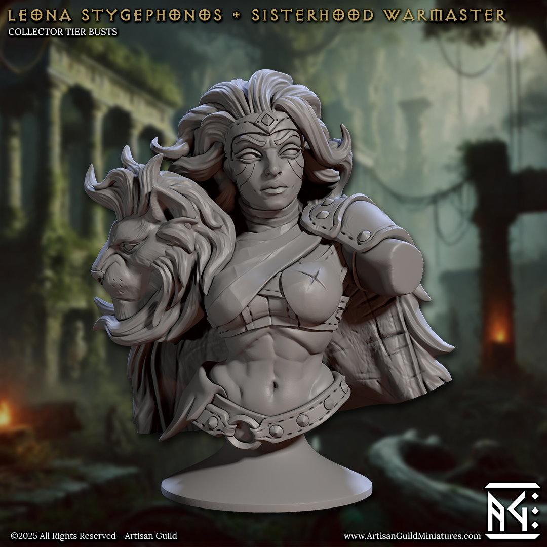 Büste - Leona Stygephonos - Sisterhood Warmaster