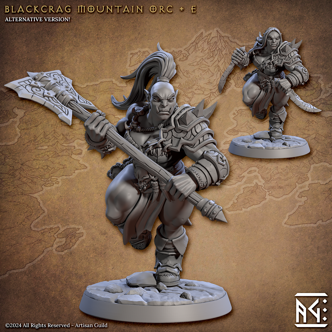 Blackcrag Mountain Orcs - 6 Modular Unit