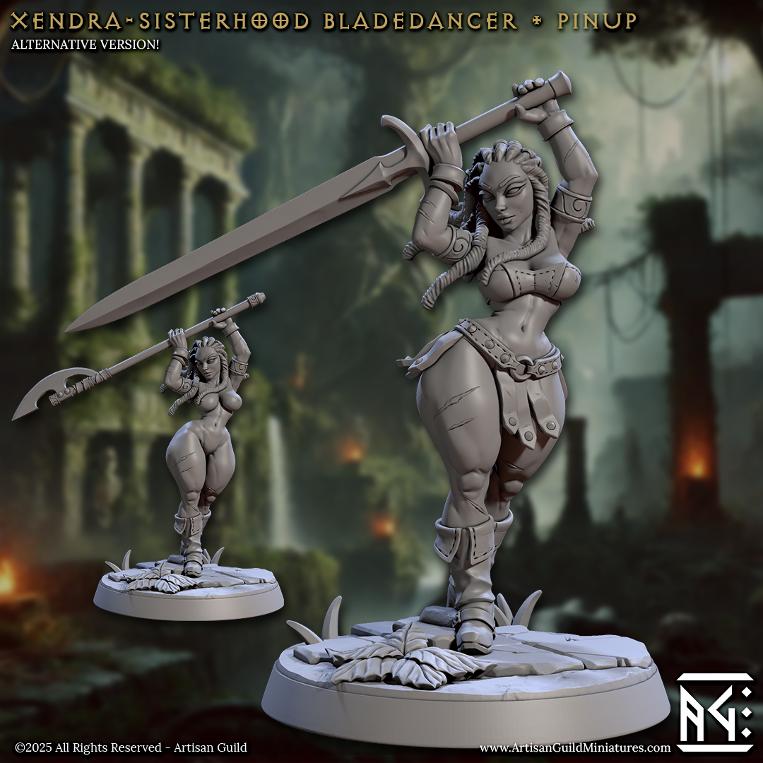 Xendra, Sisterhood Bladedancer – Veiled Sisterhood Beauty