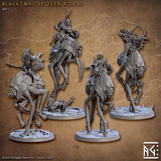 Blacktongue Zeek Riders - 4 Modular Unit