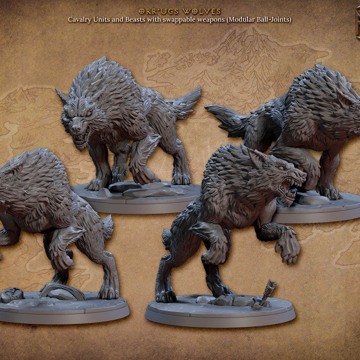 Wild Wolves - 4 Modular Unit