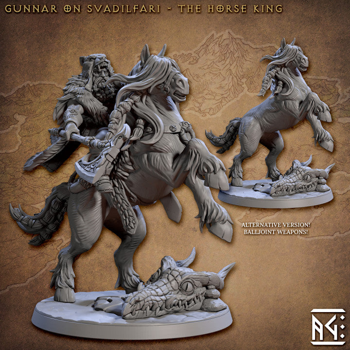 Gunnar the Horse King Svadilfari – King of the Horses