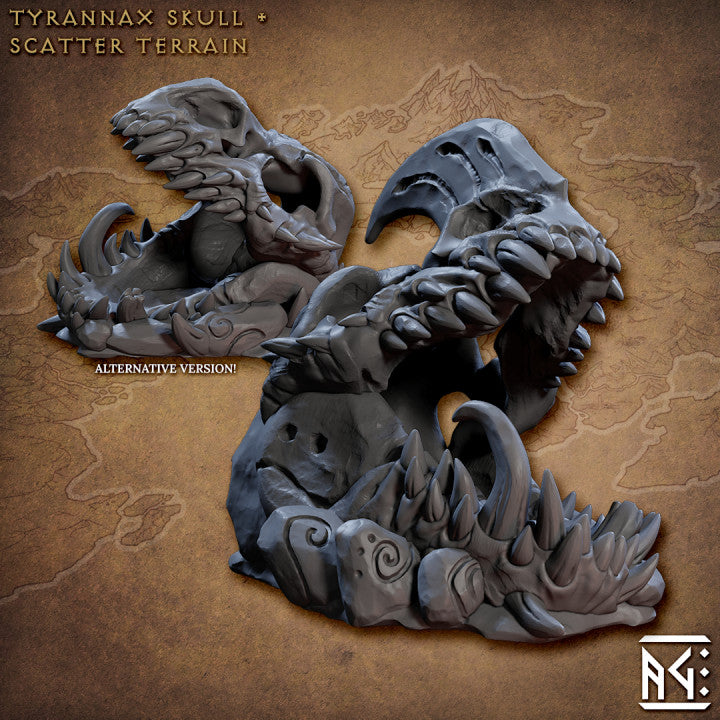 Tyrannax Skull Scatter Terrain