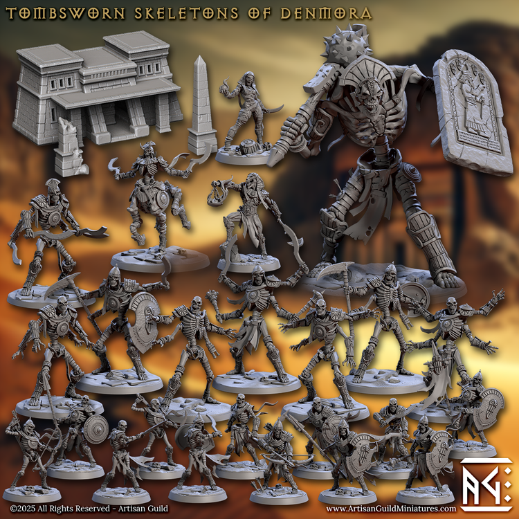 Tombsworn Skeletons of Denmora