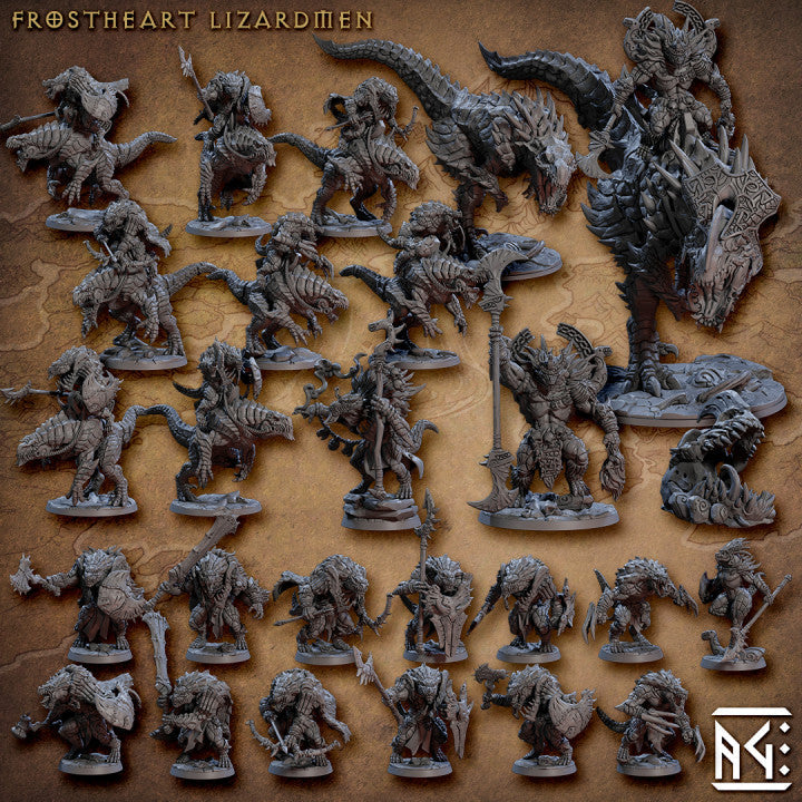Frostheart Lizardmen