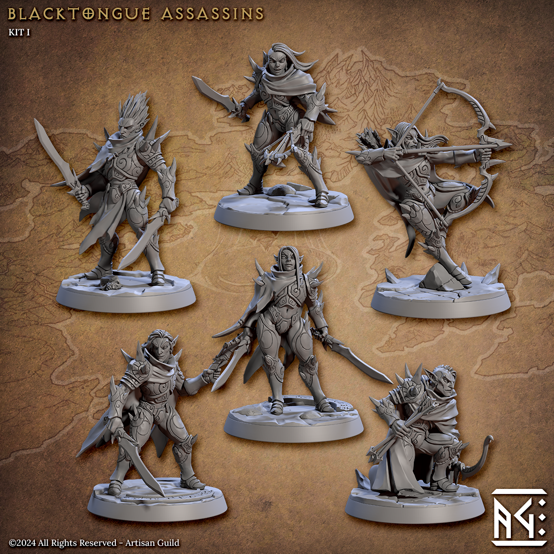 Blacktongue Assassins - 6 Modular Unit