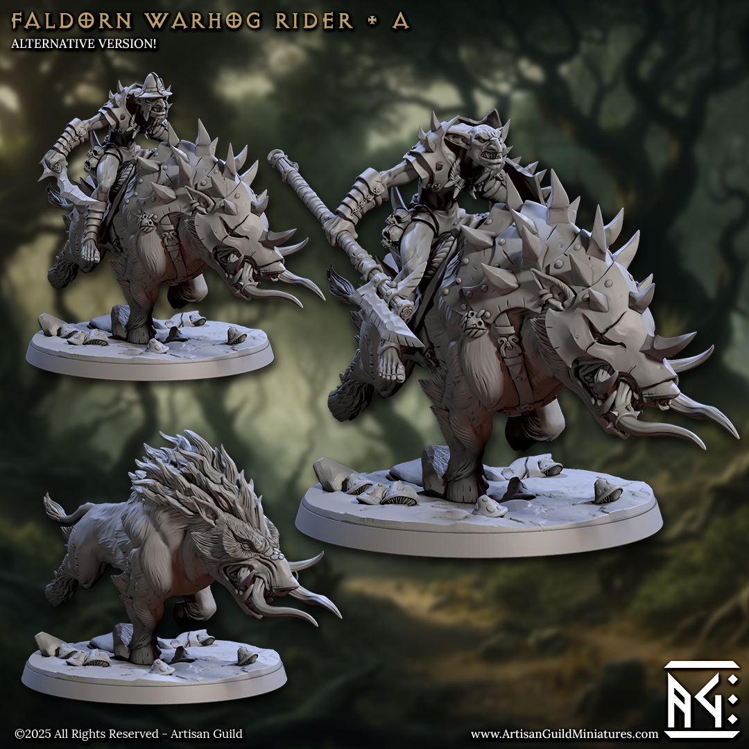 Faldorn Warhog Riders - 4 Modular Unit