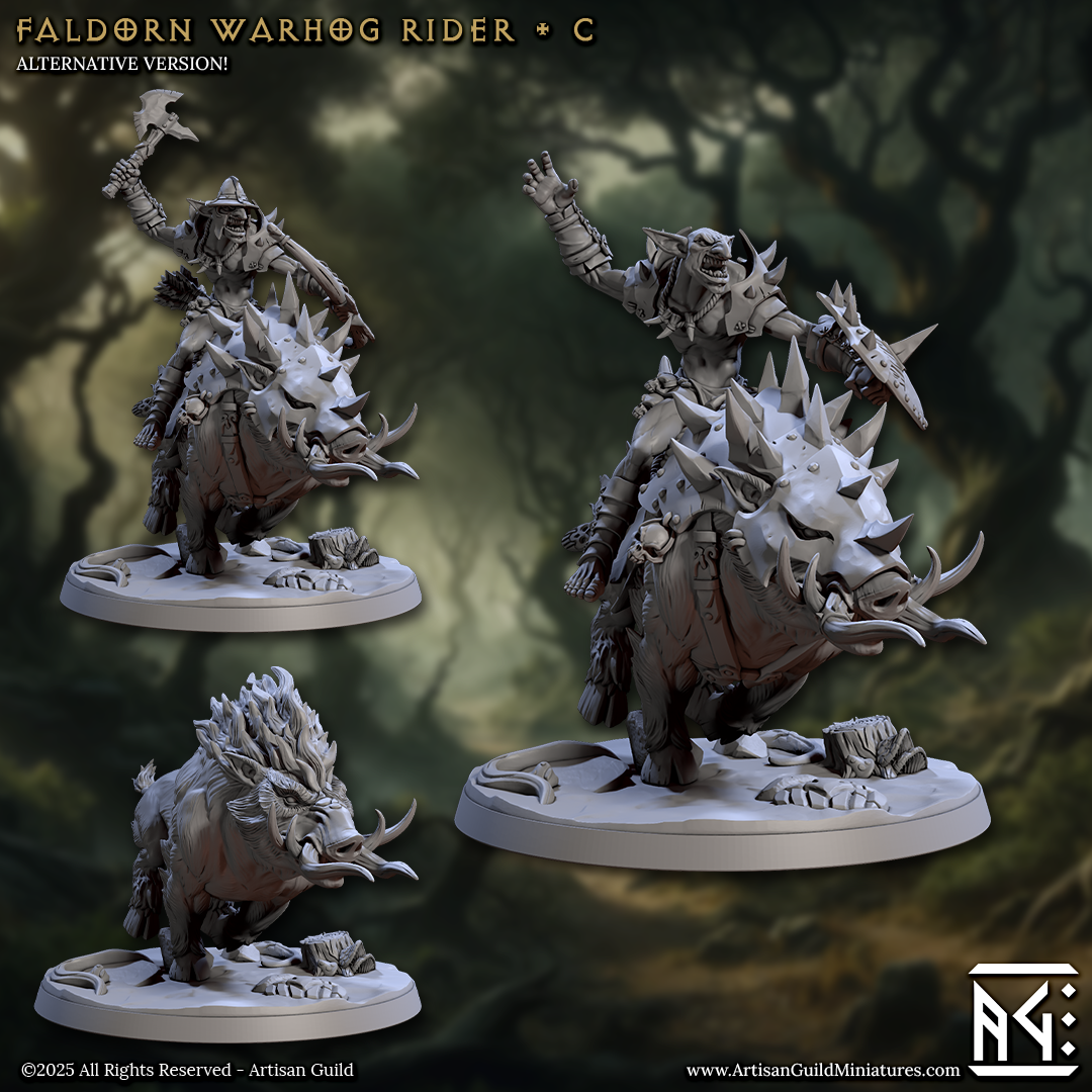Faldorn Warhog Riders - 4 Modular Unit