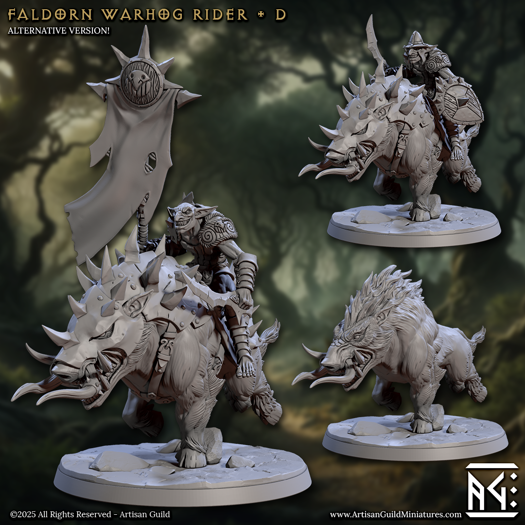 Faldorn Warhog Riders - 4 Modular Unit