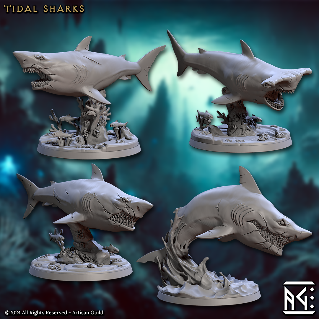 Tidal Shark Riders - 4 Modular Unit