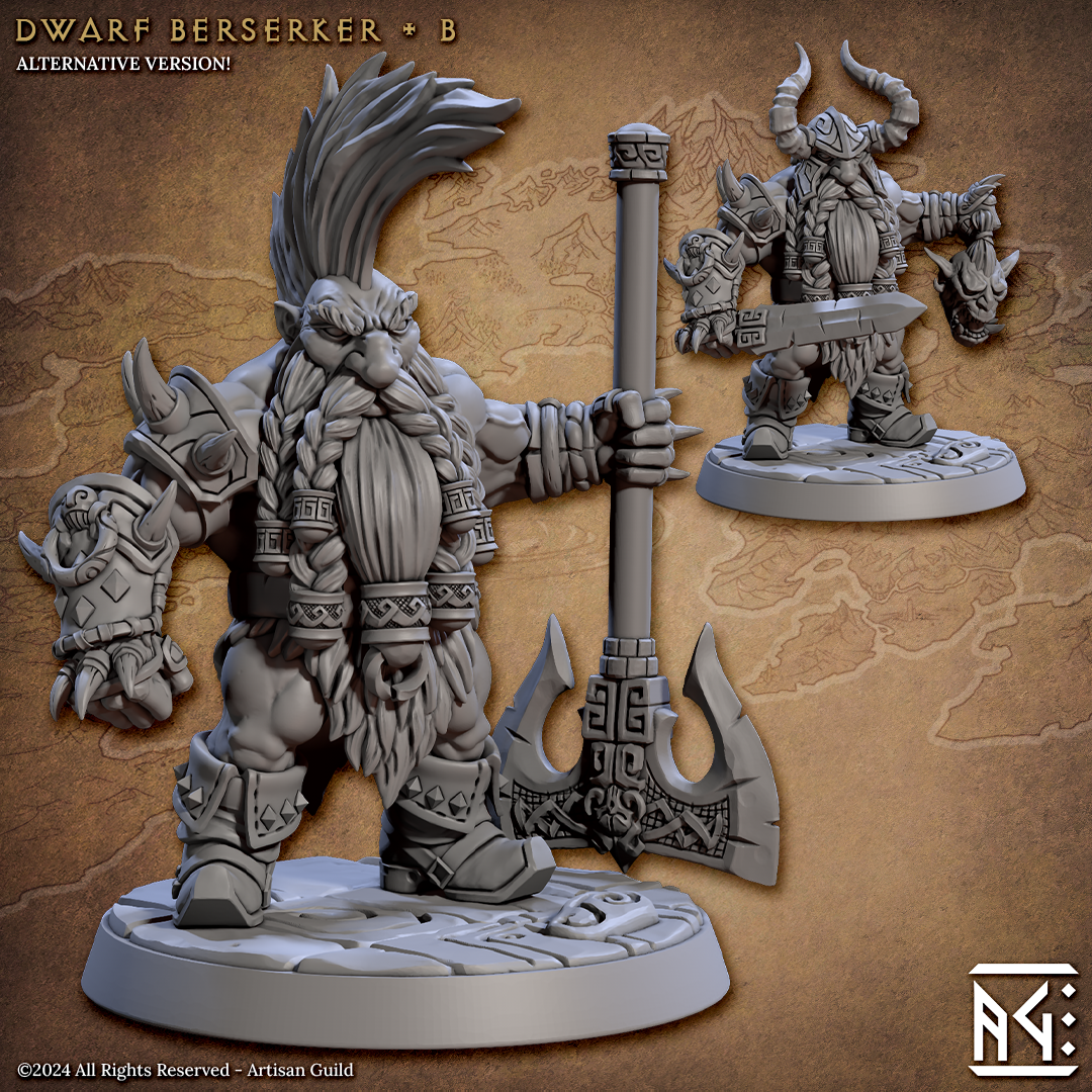 Dwarf Berserker - 6 Modular Unit
