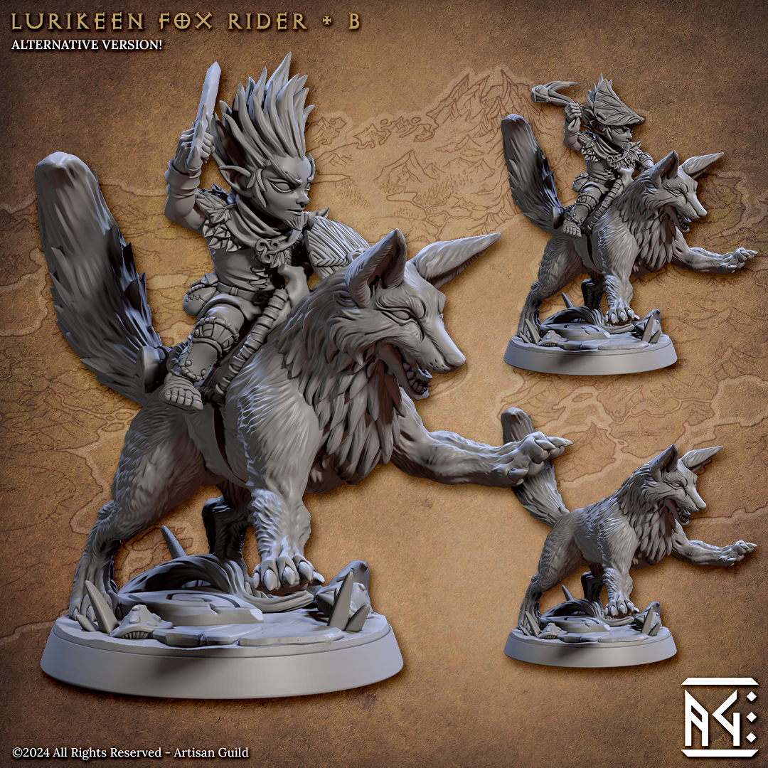 Mystic Fox Rider - 4 Modular Unit