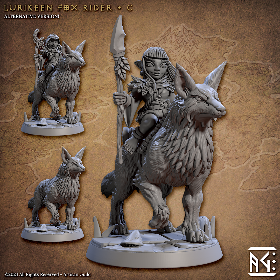 Mystic Fox Rider - 4 Modular Unit