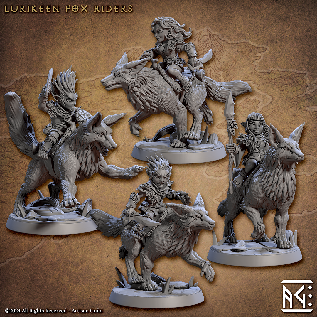 Mystic Fox Rider - 4 Modular Unit
