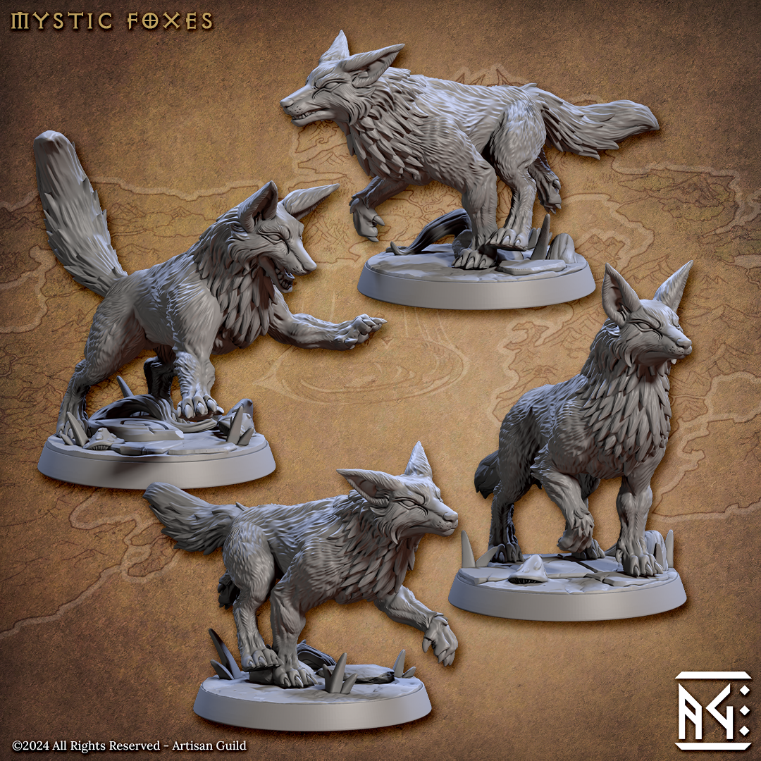 Mystic Fox Rider - 4 Modular Unit