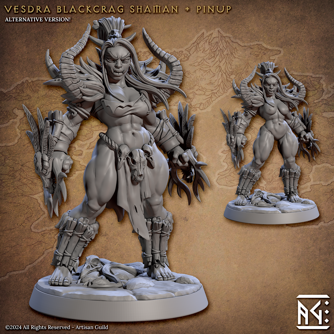 Vesdra the Blackcrag Shaman – Blackcrag Orcs Beauty