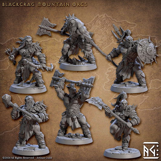 Blackcrag Mountain Orcs - 6 Modular Unit