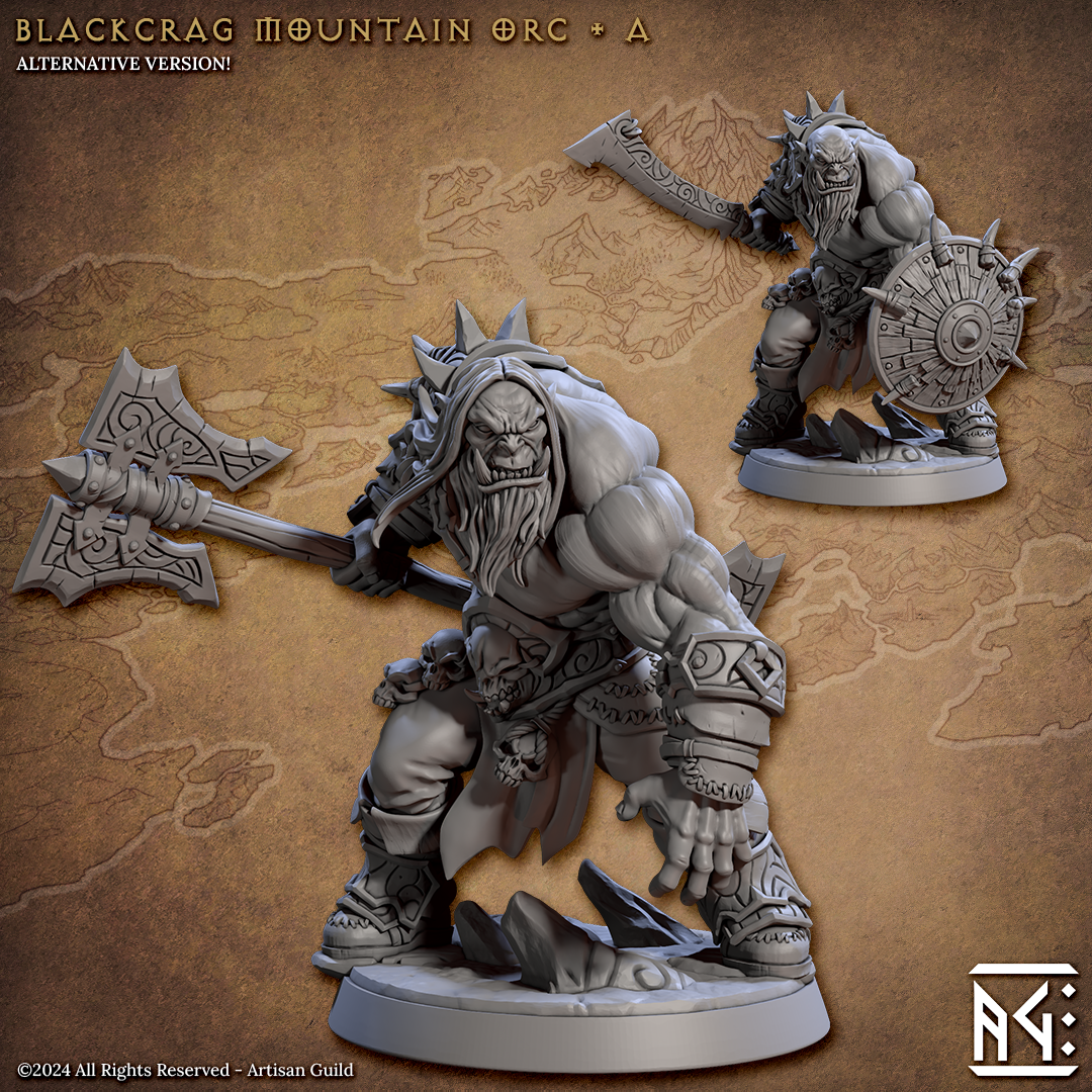 Blackcrag Mountain Orcs - 6 Modular Unit