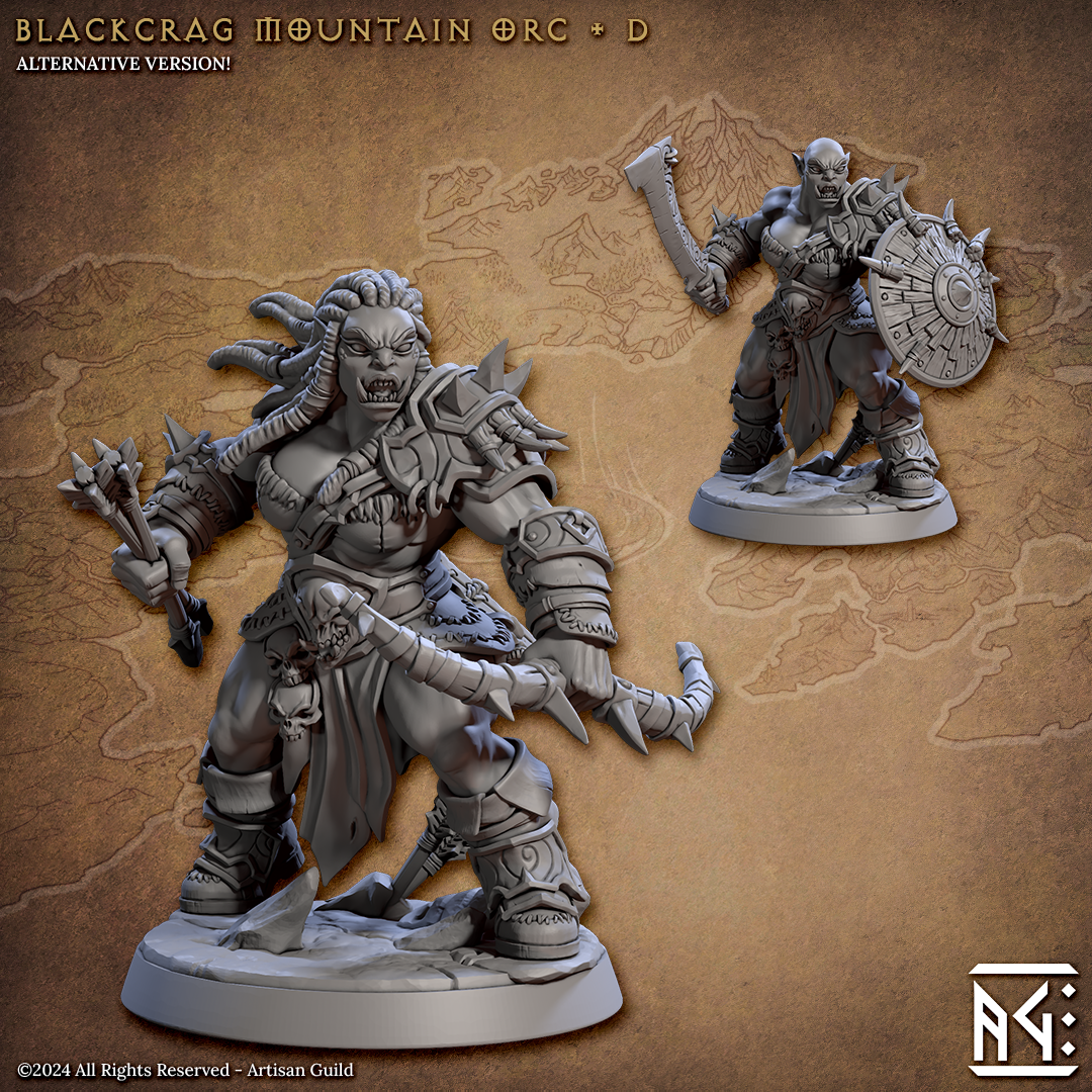 Blackcrag Mountain Orcs - 6 Modular Unit