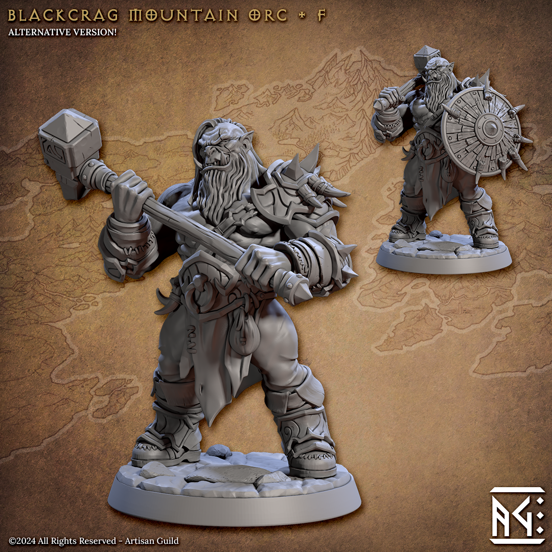 Blackcrag Mountain Orcs - 6 Modular Unit