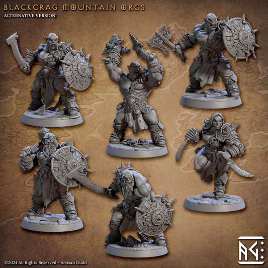 Blackcrag Mountain Orcs - 6 Modular Unit
