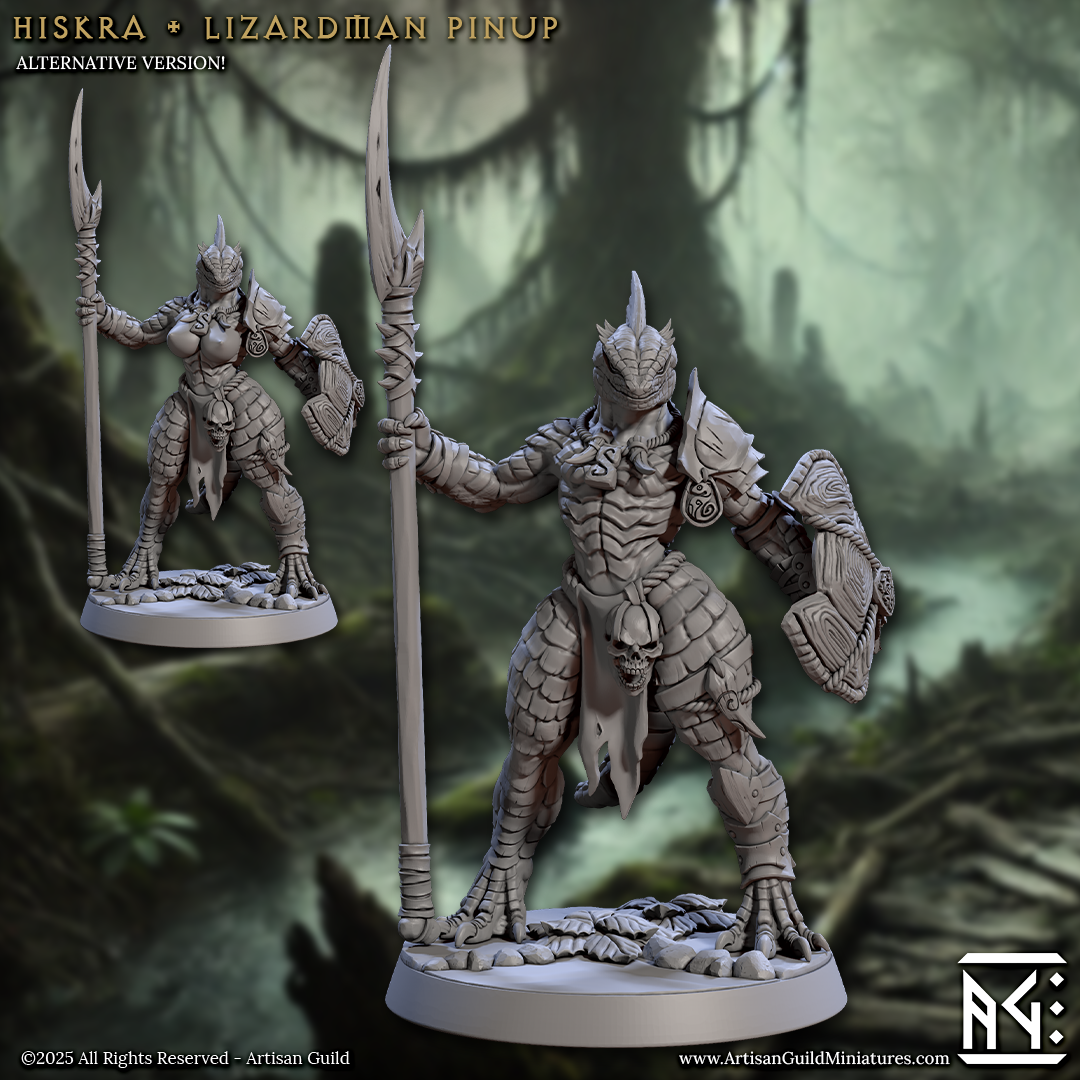 Hiskra  – Lizardmen of Falgor's Swamp Beauty