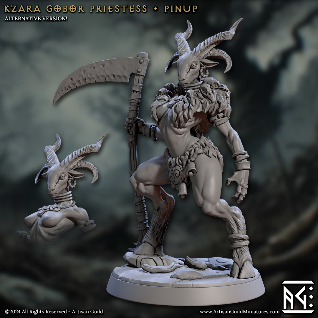 Kzara, the Gobor Pinup  – Rise of the Beastmen Beauty