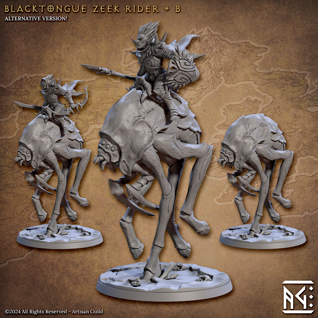 Blacktongue Zeek Riders - 4 Modular Unit