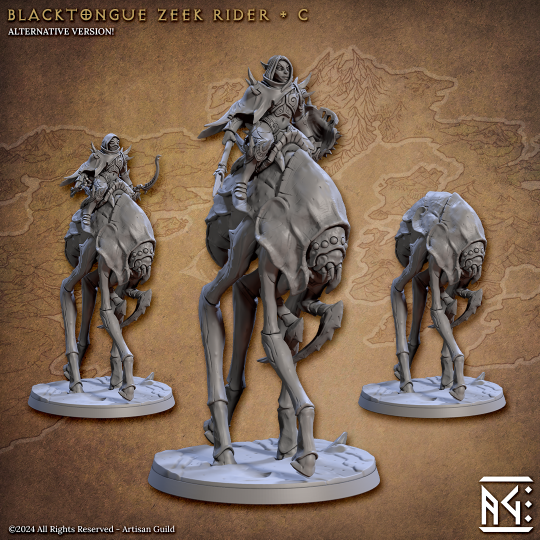 Blacktongue Zeek Riders - 4 Modular Unit
