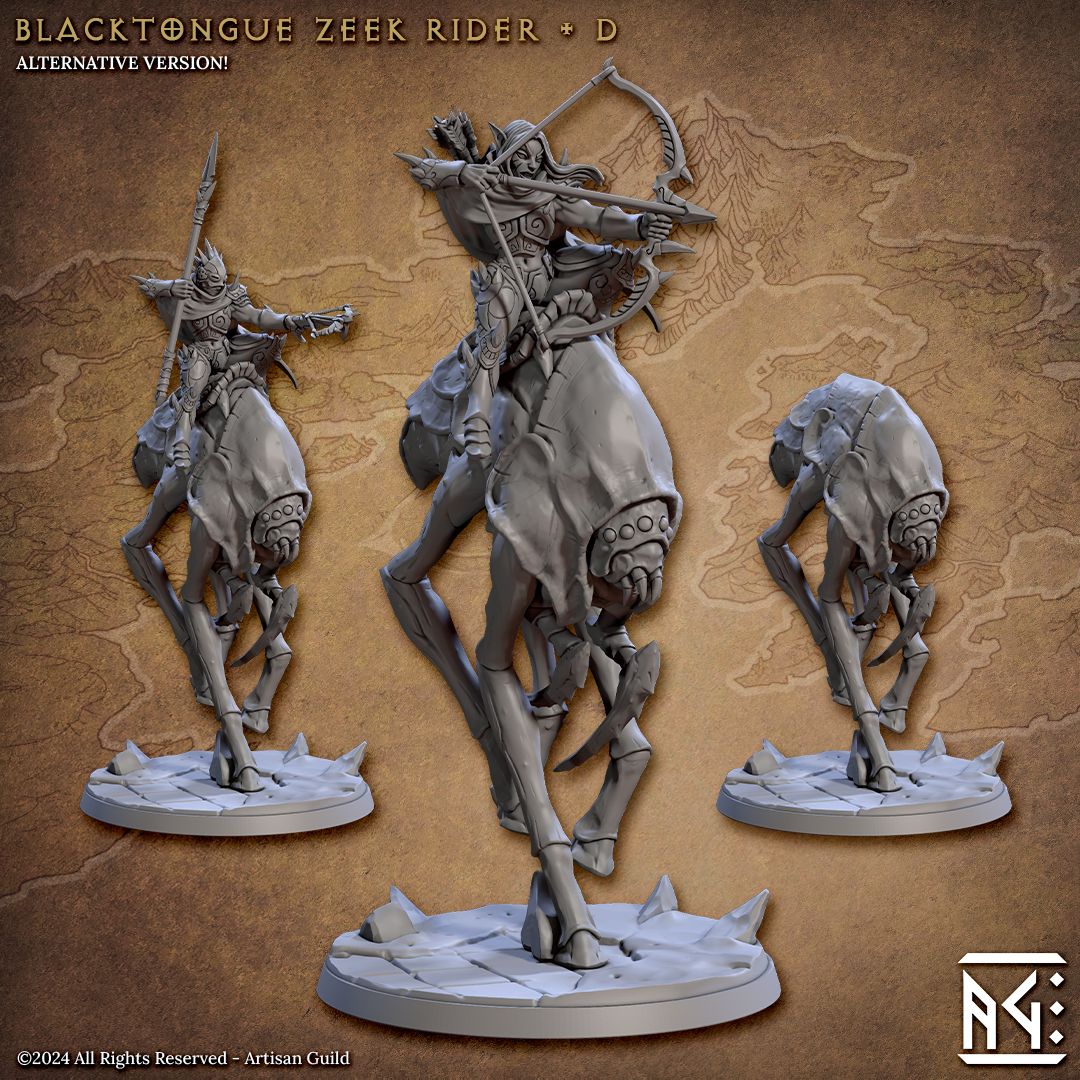 Blacktongue Zeek Riders - 4 Modular Unit
