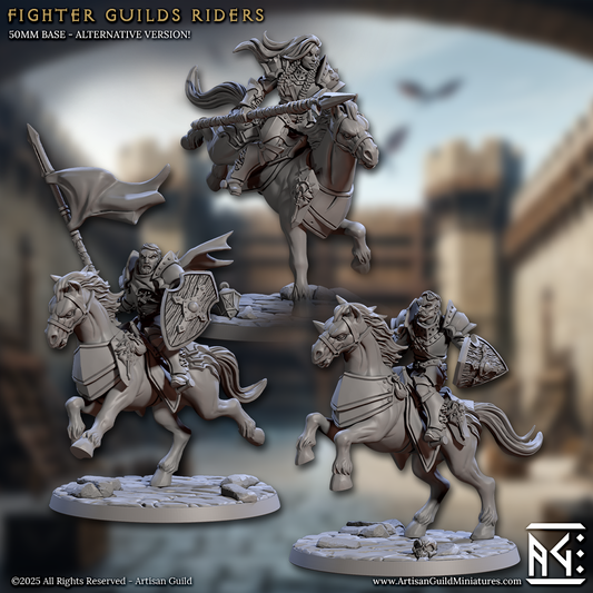Fighters Guild Riders - 3 Modular Unit without Helmets
