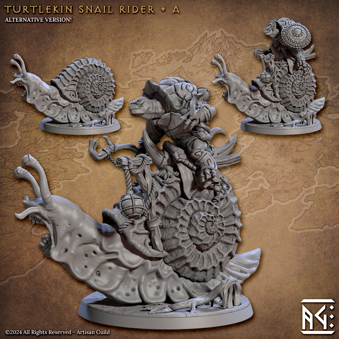 Giant Snail Riders - 4 Modular Unit