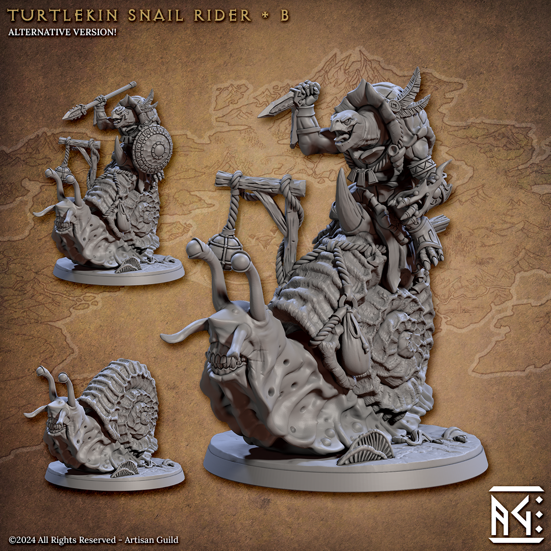 Giant Snail Riders - 4 Modular Unit