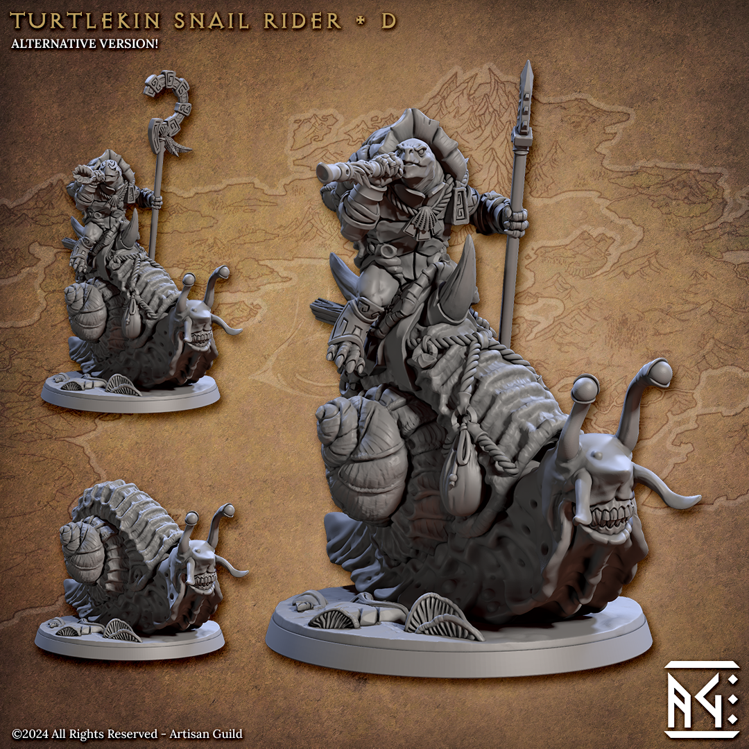 Giant Snail Riders - 4 Modular Unit