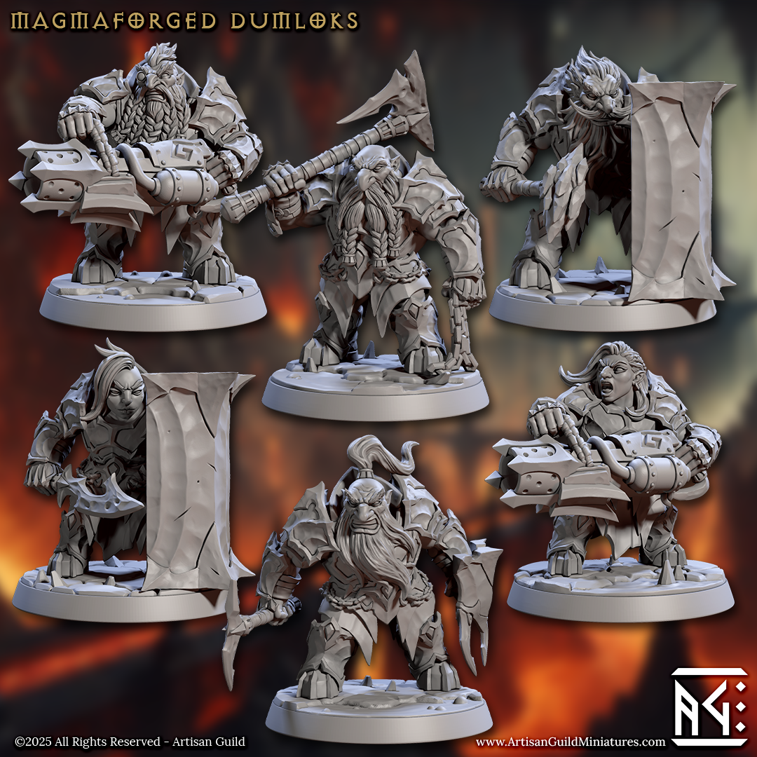 Magmaforged Dumloks - 6 Modular Unit