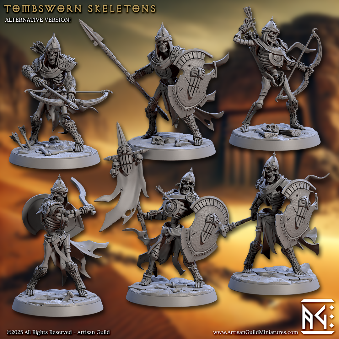 Tombsworn Skeletons - 6 Modular Unit