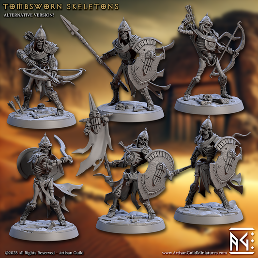 Tombsworn Skeletons - 6 Modular Unit