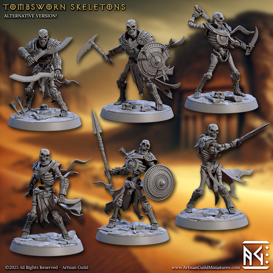 Tombsworn Skeletons - 6 Modular Unit