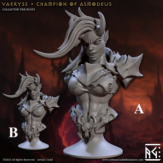Büste - Vaeryss, Champion of Asmodeus Pinup