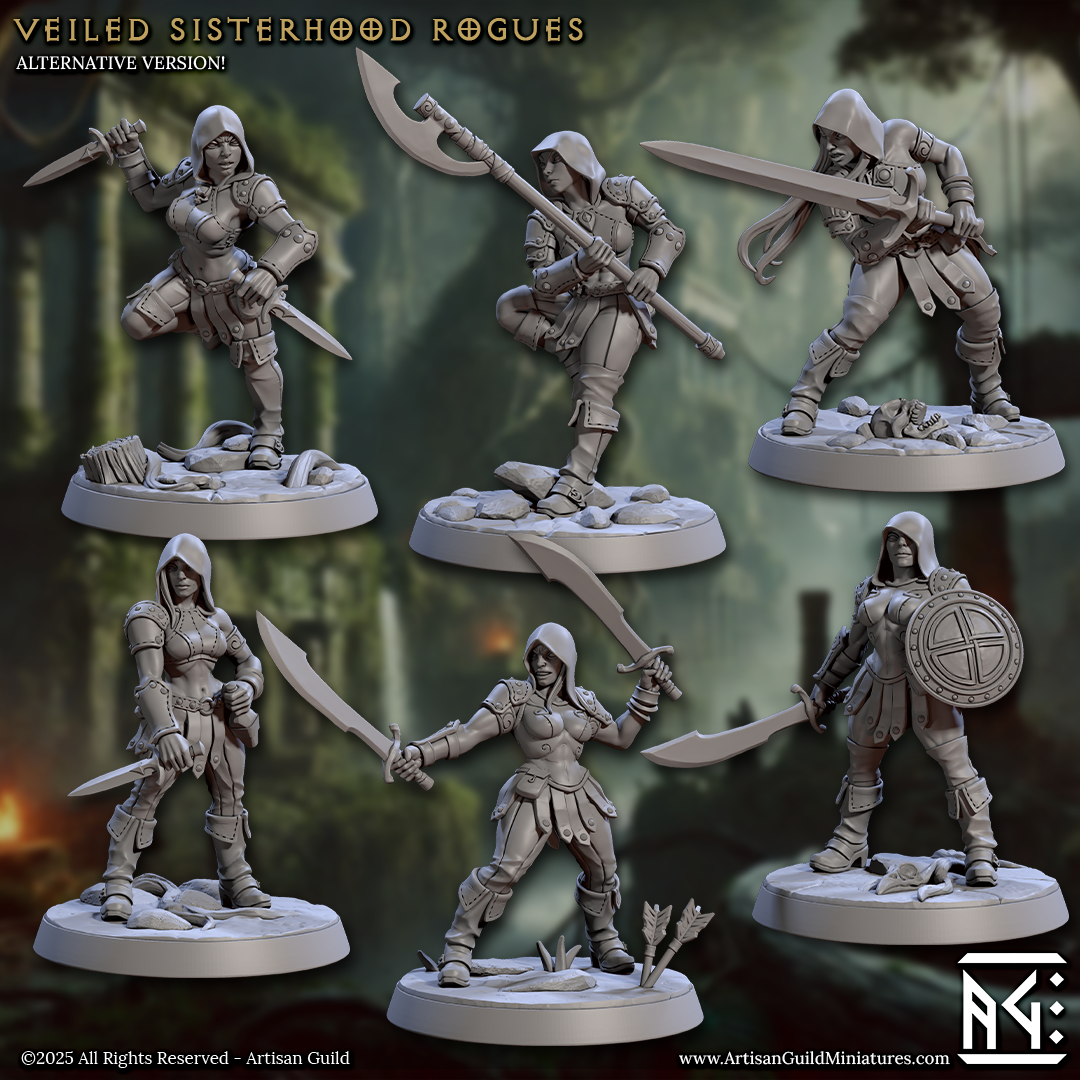 Veiled Sisterhood Rogues - 6 Modular Unit