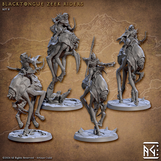 Blacktongue Zeek Riders - 4 Modular Unit