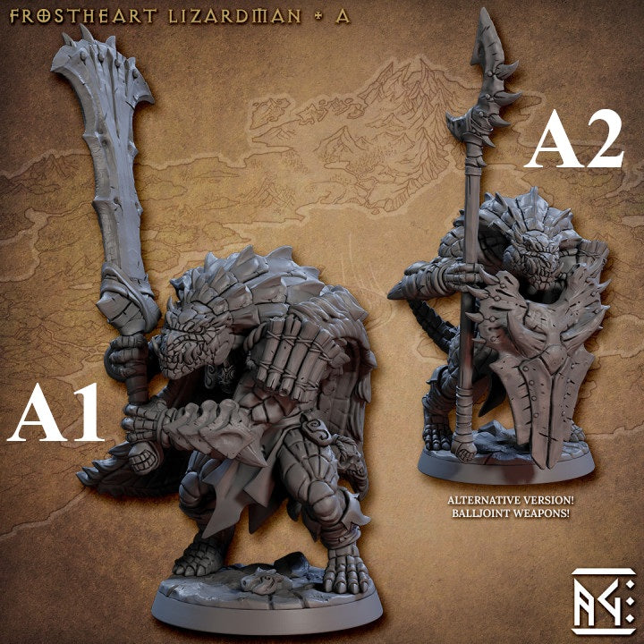 Frostheart Lizardmen
