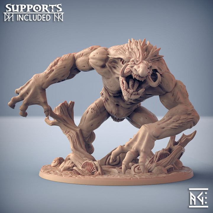 Giant Svart Troll without Horns