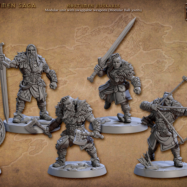 Northmen Huskarl - 6 Modular Unit