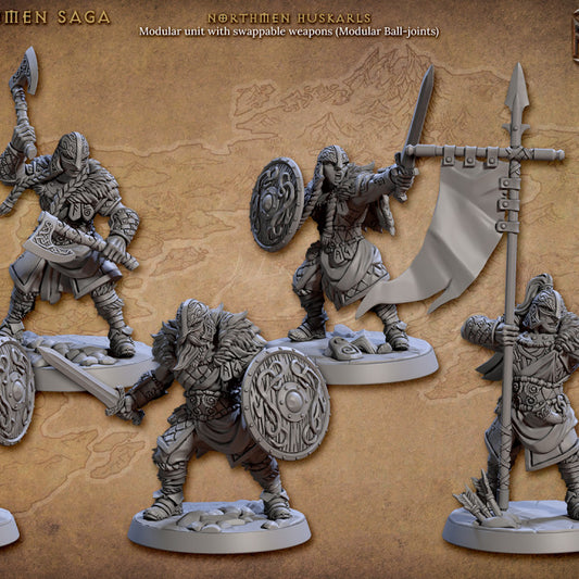 Northmen Huskarl - 6 Modular Unit