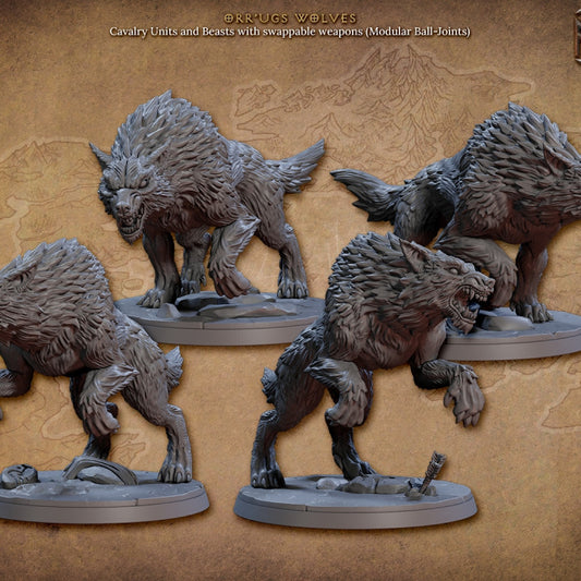 Wild Wolves - 4 Modular Unit