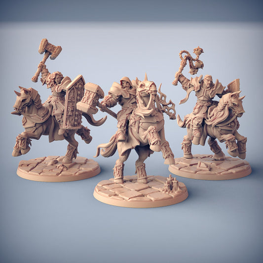 Requiem Brotherhood Cavalry - 3 Modular Unit without Helmets