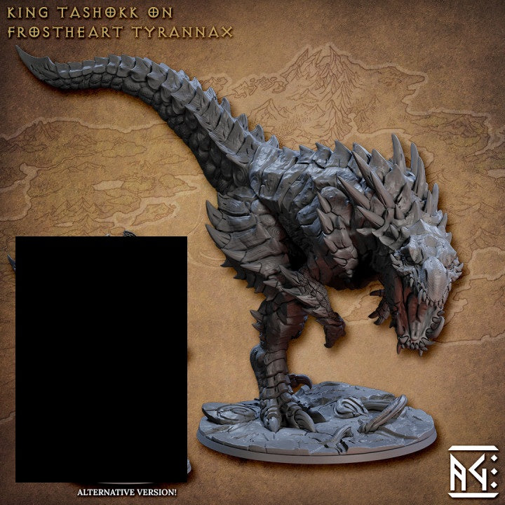 King Tashokk the Great on Frostheart Tyrannax